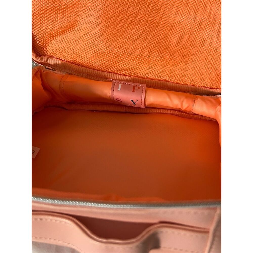 Pink Makeup Bag Organizer with Zipper & Pockets - Picture 12 of 13